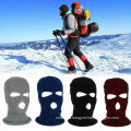 3-Hole Knitted Full Face Cover Ski Mask 3 Holes Neck Gaiter, Winter Ski Hat Warm Knit Beanie for Outdoor Sports